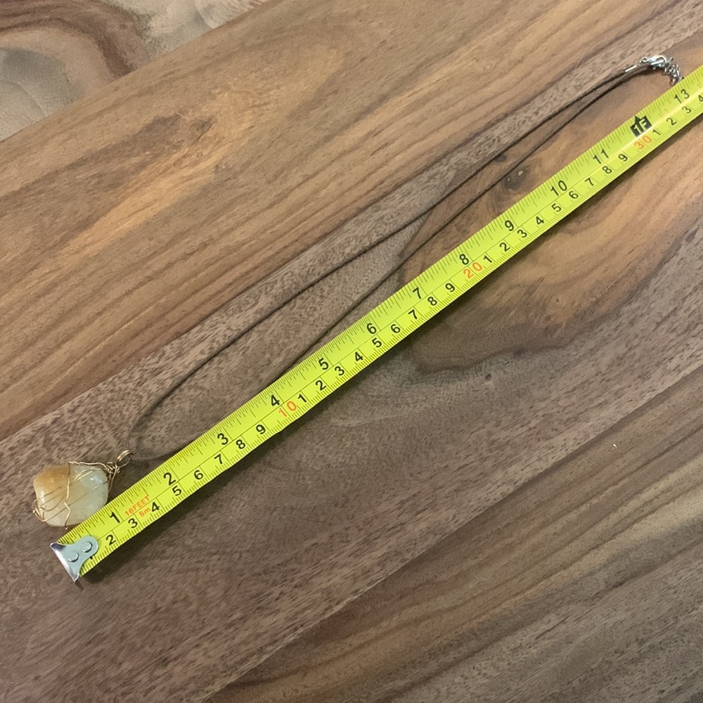 Polished Citrine necklace - Picture 4 of 4